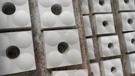 세라믹 트레이 둘레 기어 볼 밀 크림 용기 알루미나 도기 타일 용기